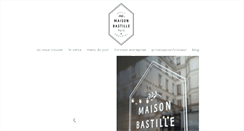 Desktop Screenshot of maisonbastille.com
