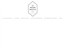 Tablet Screenshot of maisonbastille.com